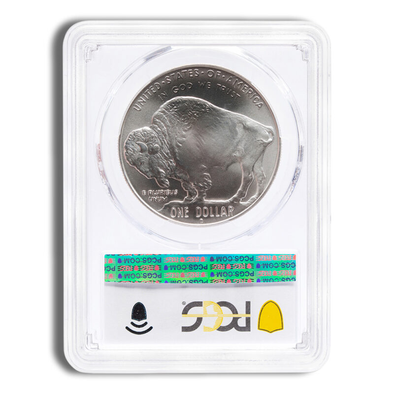 2001-D $1 Silver Buffalo Commem - PCGS MS70 - Image 2