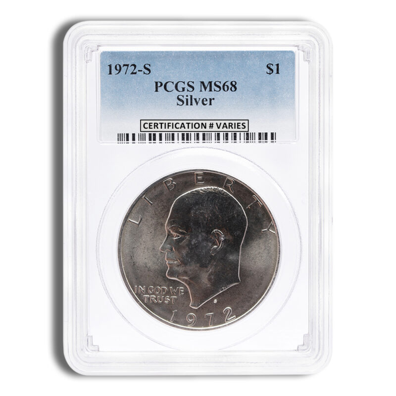 1972-S Ike Dollar - PCGS MS68