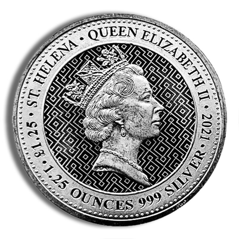 2021 1.25 oz St. Helena Seated Britannia Silver Coin - Image 2