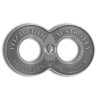 2022 2 oz Silver Ouroboros Infinity Antiqued Coin - Image 2