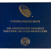 2014-W 3/4 oz JFK Half Dollar Gold Coin (Box & COA) - Image 3