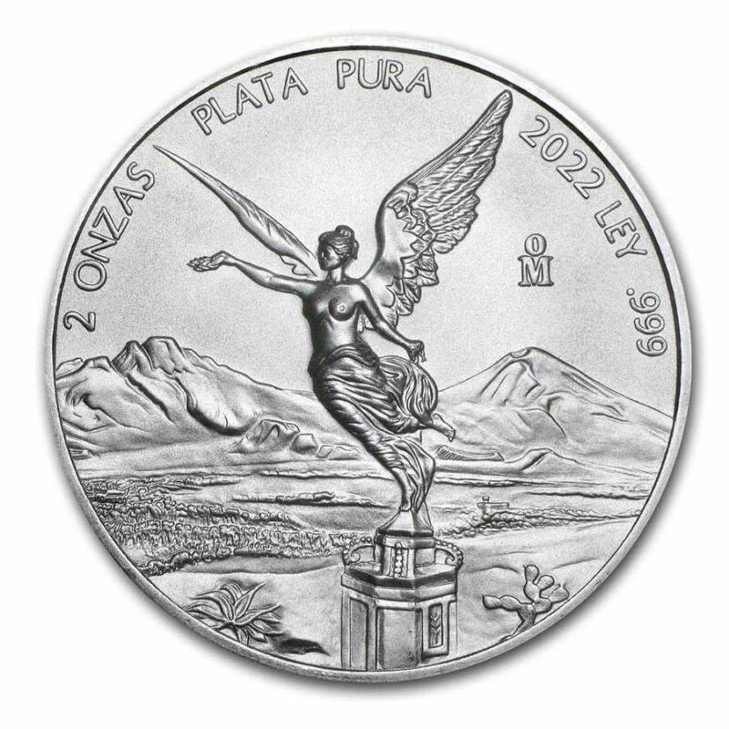 2022 2 oz Silver Mexican Libertad - BU