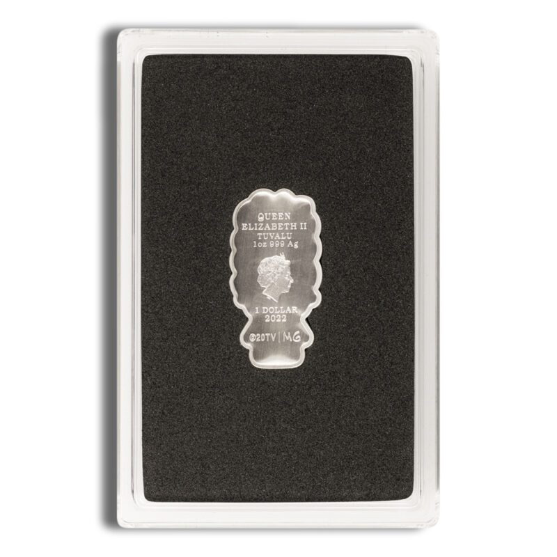 2022 Silver 1 oz Marge Simpson Mini Coin - Image 2