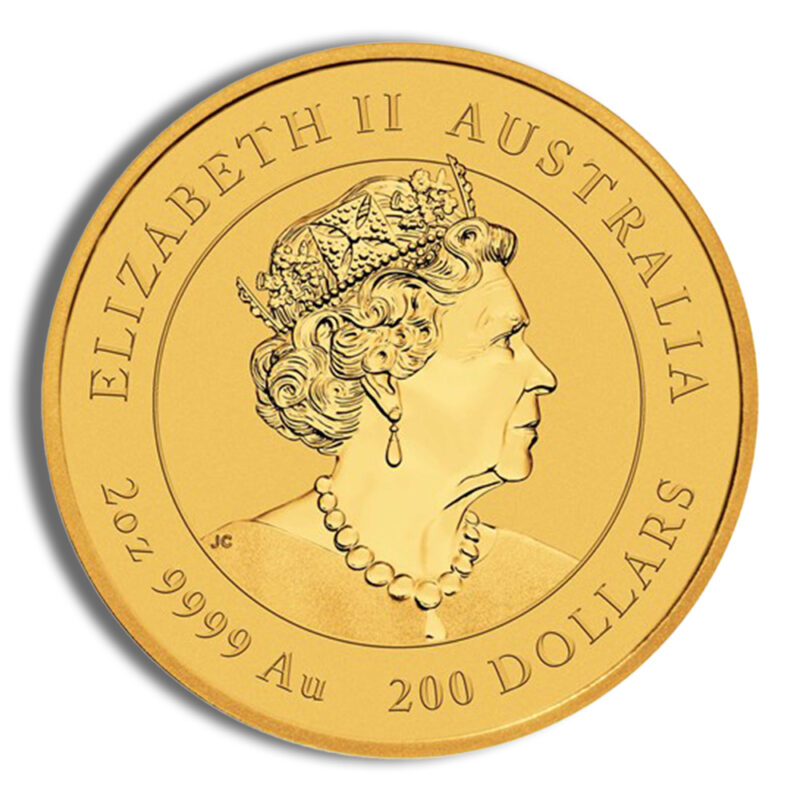 1999 2 oz Australia Gold Nugget - BU - Image 2
