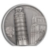 2022 2 oz Silver Cook Islands Leaning Tower of Pisa Coin - Image 2