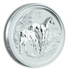 2014 1/2 oz Australia Silver Lunar Horse BU - Series II - Image 3