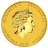 2018 1/4 oz Australia Gold Lunar Dog BU - Series II - Image 2