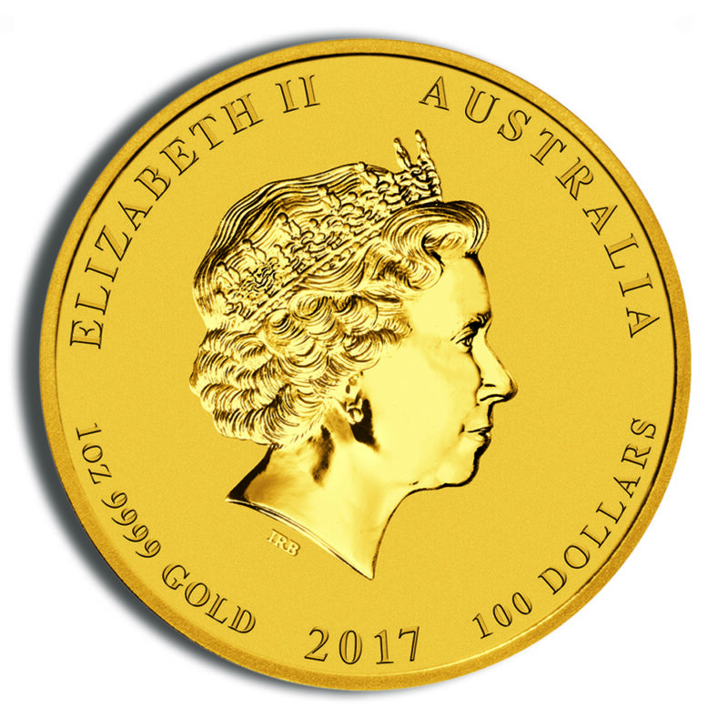2008 1 oz Australia Gold Lunar Mouse BU - Series II - Image 2