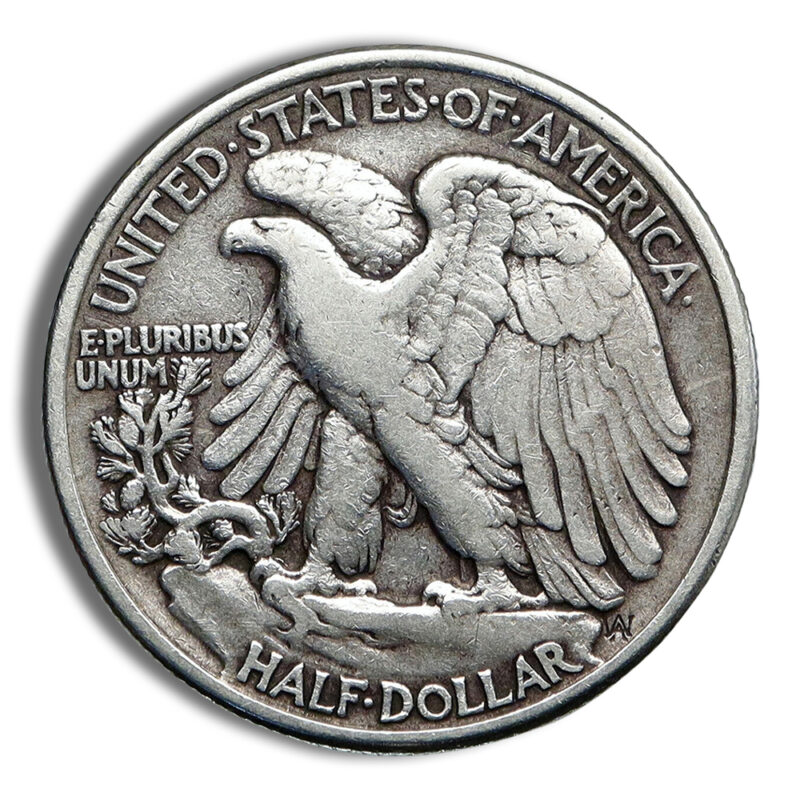 $1 FV 90% Silver Walking Liberty Half Dollar - Image 2